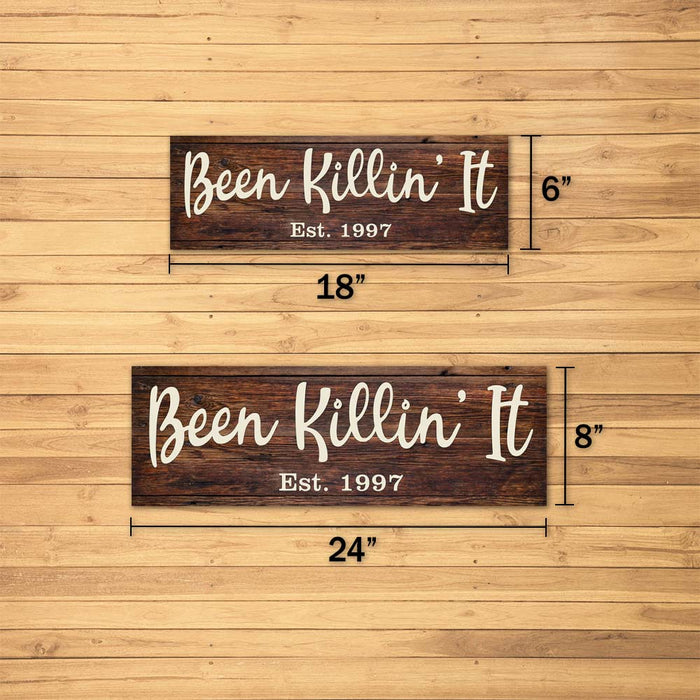 Personalized Last Name Sign Rustic Looking Wood Sign Wall Decor Gift B3-06180028123