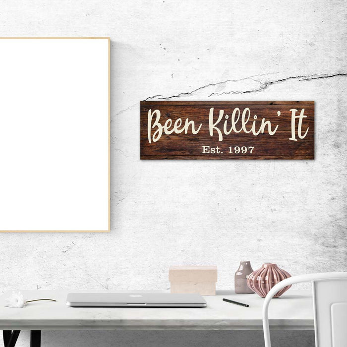 Personalized Last Name Sign Rustic Looking Wood Sign Wall Decor Gift B3-06180028123