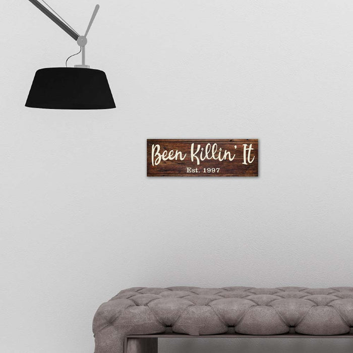 Personalized Last Name Sign Rustic Looking Wood Sign Wall Decor Gift B3-06180028123