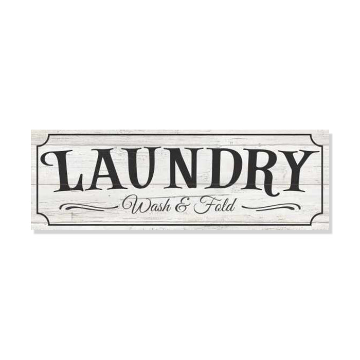 LAUNDRY Farmhouse Wood Sign Wall Decor Gift