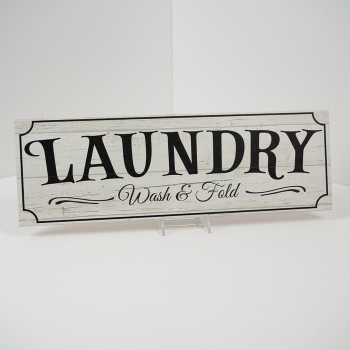 LAUNDRY Farmhouse Wood Sign Wall Decor Gift