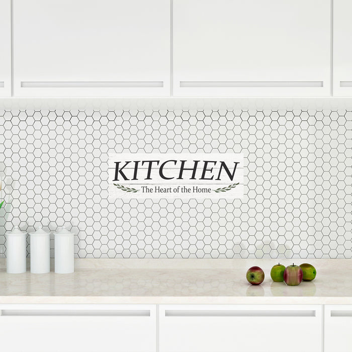 KITCHEN The Heart of the Home Wood Sign Wall Decor
