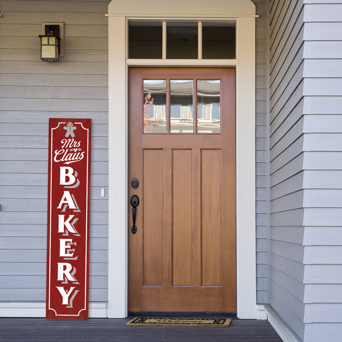 Mrs. Claus Bakery Red Christmas Porch Sign P1-10480001008