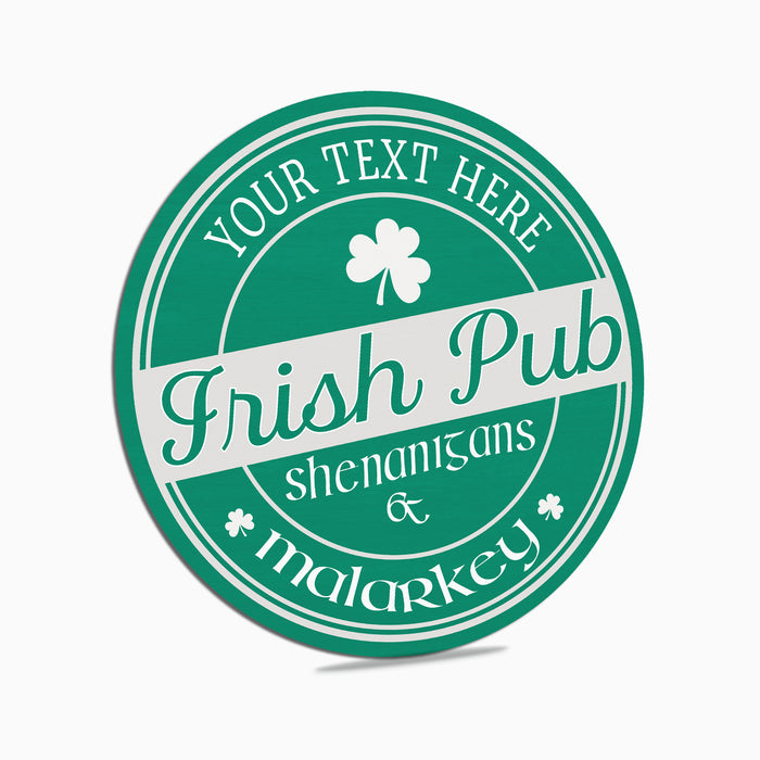 Personalized Irish Pub Sign, Metal Sign - 100140060010