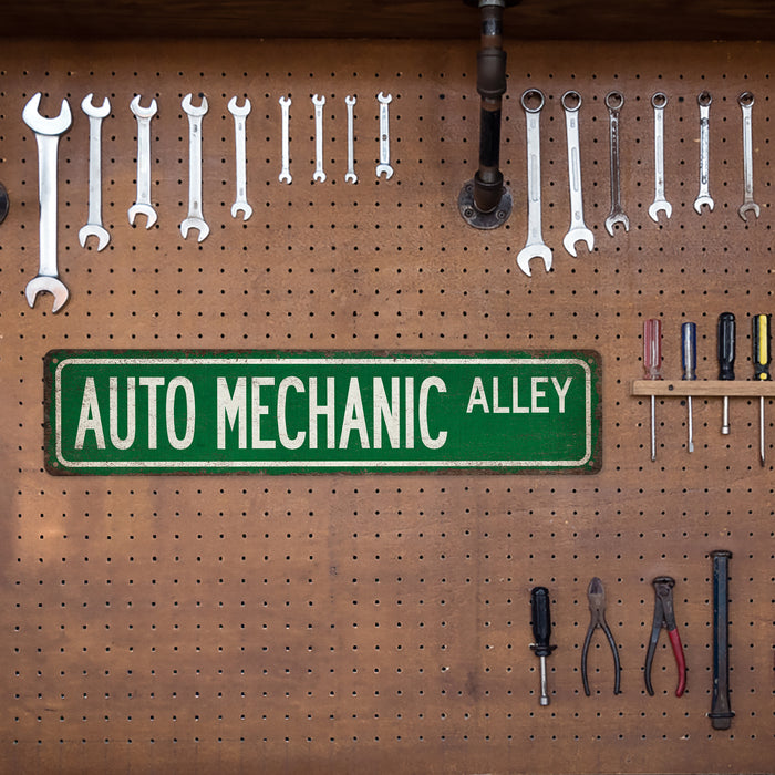 Auto Mechanic Street Sign