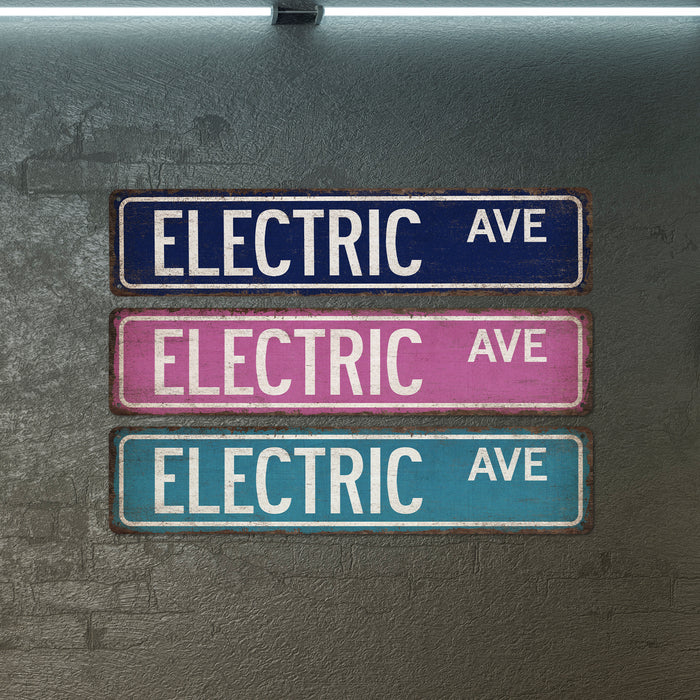Electric Street Sign Industrial Electrician Union Electrical Engineer —  Chico Creek Signs
