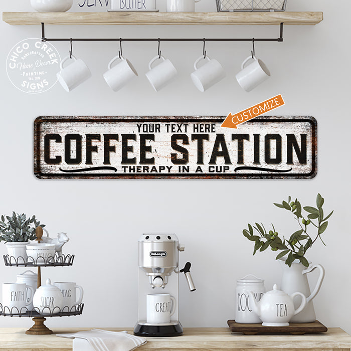 Clean Coffee Area. Sign Coffee Area Sign