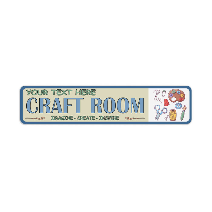 Custom Craft Room Sign Hobby Sewing Painting Drawing Making