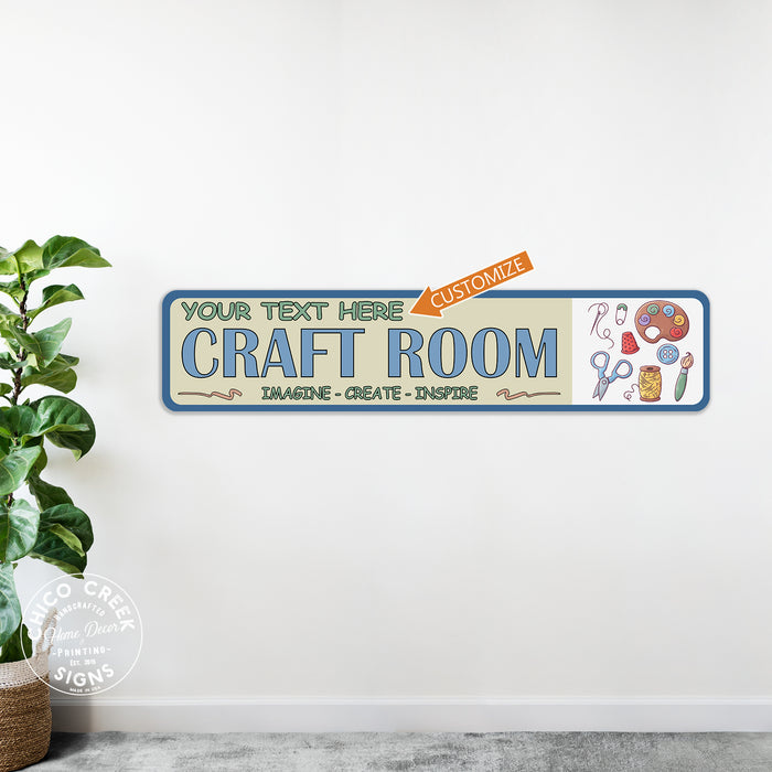 Custom Craft Room Sign Hobby Sewing Painting Drawing Making 104182002082