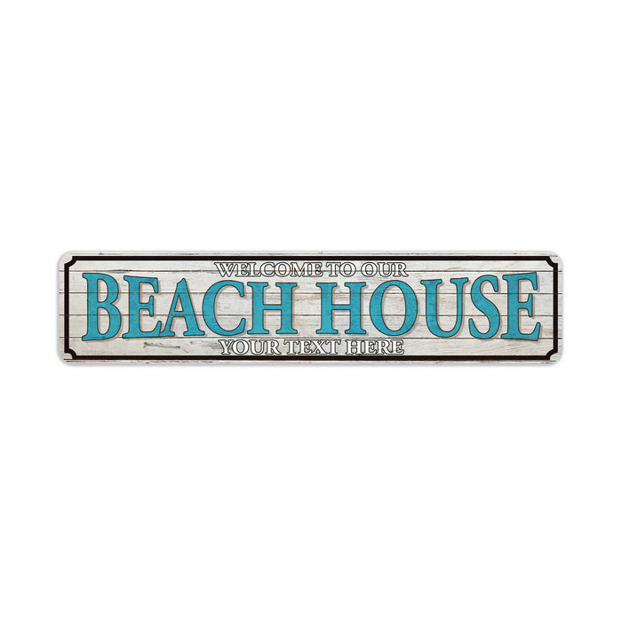 Custom Family Beach House Sign Ocean Decor Decor Lake River Summer House 104182002089