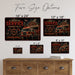 A Legacy of Service Answering the Call Firefighter metal sign with vintage thin red line / firefighter style — A Legacy of
