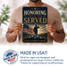 Honoring Those Who Served metal sign with vintage patriotic / military style — Honoring Those Who Served