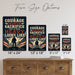 Courage Honor Sacrifice That Is What Heavy Looks Like metal sign with vintage patriotic / military style — Courage Honor