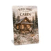 Welcome to Our Cabin Cozy Winter metal sign with vintage welcome scene — Welcome to Our Cabin Cozy Winter