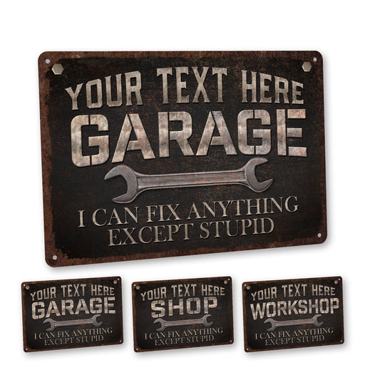 Personalized Metal Garage Signs Indoor Outdoor Made In The USA TMS19 - Foto 2