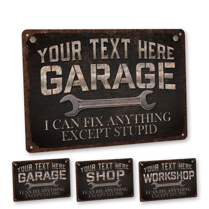 Personalized Garage Sign - Garage/Workshop/Shop