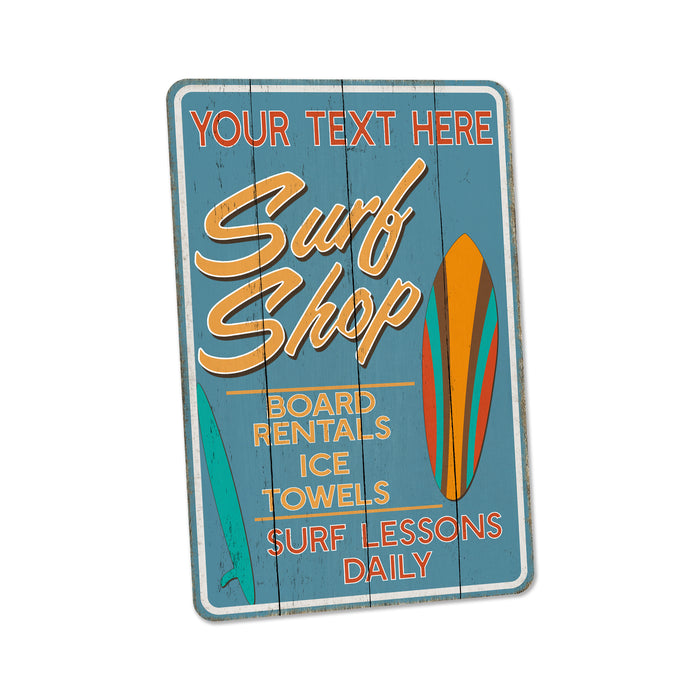Surf Shop Sign Surfer Beach House Decor Ocean Tropical Gift 108120130018