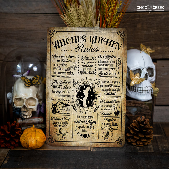 Witches Kitchen - Rustic Halloween Sign