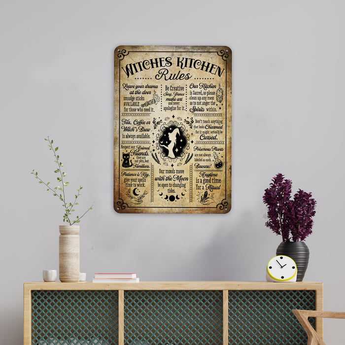 Witches Kitchen - Rustic Halloween Sign