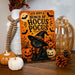 It's Just a Bunch of Hocus Pocus Black Cat metal sign with kawaii halloween style — It's Just a Bunch of Hocus Pocus Black
