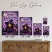 Happy Halloween Cute Witch Cauldron metal sign with kawaii halloween style — Happy Halloween Cute Witch Cauldron