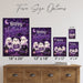 Happy Halloween Three Ghosts Boo metal sign with kawaii halloween style — Happy Halloween Three Ghosts Boo