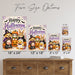Have a Spooky Halloween Ghost Pumpkin metal sign with kawaii halloween style — Have a Spooky Halloween Ghost Pumpkin