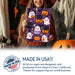 Happy Halloween Animals in Costumes metal sign with kawaii halloween style — Happy Halloween Animals in Costumes