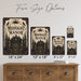 Midnight Manor Haunted Mansion metal sign with gothic halloween style — Midnight Manor Haunted Mansion