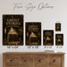 Ghost Stories Read by Candlelight Books metal sign with gothic halloween style — Ghost Stories Read by Candlelight Books