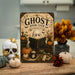 Witch's Coffee Bar Fresh Brews Daily metal sign with gothic halloween style — Witch's Coffee Bar Fresh Brews Daily