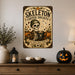 Bat Appreciation Society Friends Night Shift metal sign with gothic halloween style — Bat Appreciation Society Friends Night
