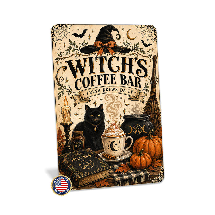 Skeleton Coffee Society Dead Tired Forever metal sign with retro humor halloween style — Skeleton Coffee Society Dead Tired