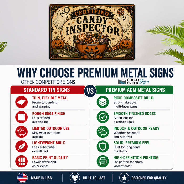 Stay Spooky Social Club Ghosts Members metal sign with retro humor halloween style — Stay Spooky Social Club Ghosts Members