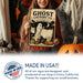 Ghost Laundry Co Sheets Washed Daily metal sign with retro humor halloween style — Ghost Laundry Co Sheets Washed Daily