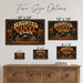 Haunted Vinyl Club Now Spinning Since 1983 metal sign with retro humor halloween style — Haunted Vinyl Club Now Spinning