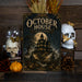 October House Every Window Remembers metal sign with retro humor halloween style — October House Every Window Remembers