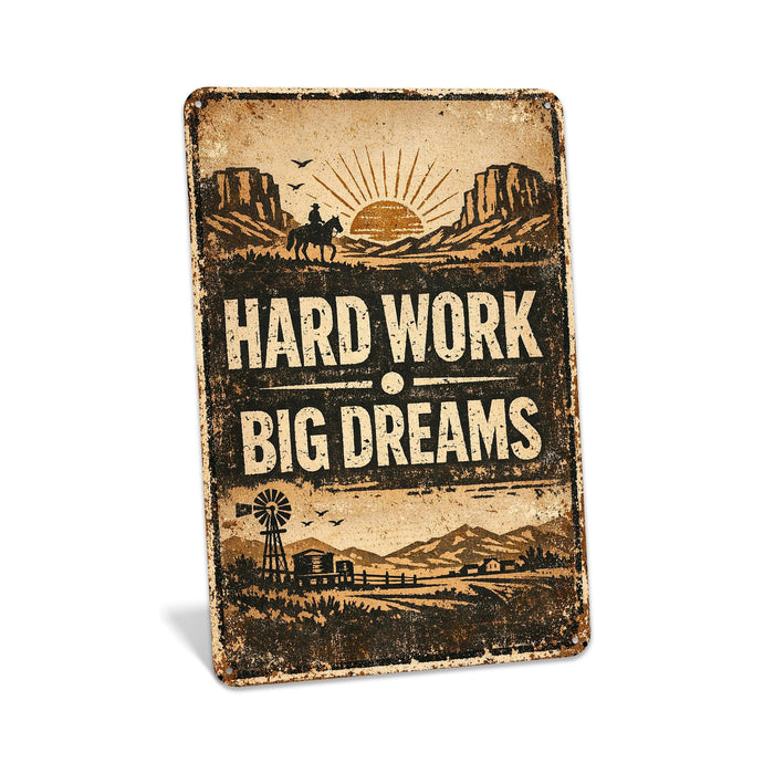 Man Cave Sign Rustic Metal Sign Western Décor