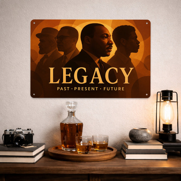 Legacy Rustic Metal Sign – Cultural Heritage Wall Décor