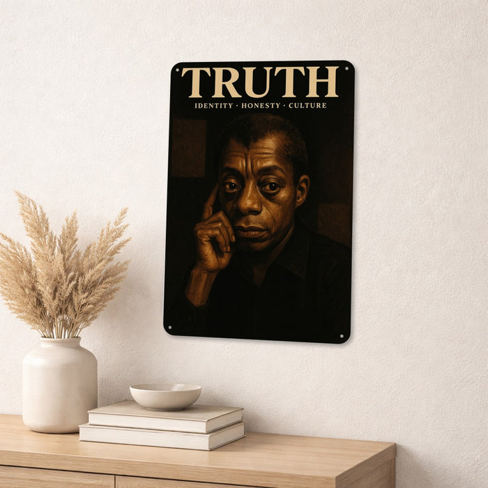 Truth Rustic Metal Sign – James Baldwin Legacy Wall Décor