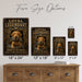 Yellow Lab Loyal Legendary Bird Dog metal sign with vintage hunting style Yellow Lab Loyal Legendary Bird Dog