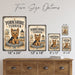 Yorkshire Terrier metal sign with vintage breed portrait style Yorkshire Terrier