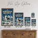 Siberian Husky metal sign with vintage breed portrait style Siberian Husky