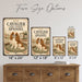 Cavalier King Charles Spaniel metal sign with vintage breed portrait style Cavalier King Charles Spaniel