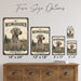 Weimaraner metal sign with vintage breed portrait style Weimaraner
