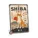 Shiba Inu metal sign with vintage breed portrait style Shiba Inu