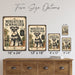 Miniature Schnauzer metal sign with vintage breed portrait style Miniature Schnauzer