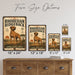 Rhodesian Ridgeback metal sign with vintage breed portrait style Rhodesian Ridgeback
