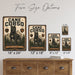 Cane Corso metal sign with vintage breed portrait style Cane Corso