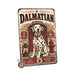 Dalmatian metal sign with vintage breed portrait style Dalmatian